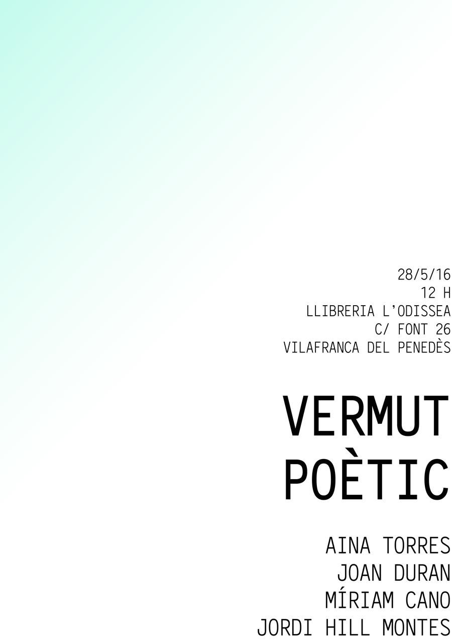 Vermut poètic - Llibreria Online de Vilafranca del Penedès | Comprar llibres en català