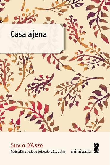 CASA AJENA | 9788494534812 | D'ARZO, SILVIO | Llibreria Online de Vilafranca del Penedès | Comprar llibres en català