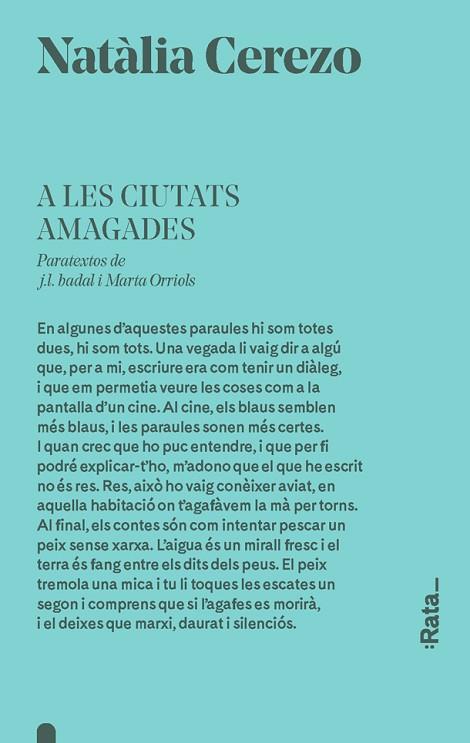 A LES CIUTATS AMAGADES | 9788416738403 | CEREZO, NATÀLIA | Llibreria Online de Vilafranca del Penedès | Comprar llibres en català