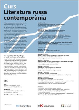 Curs de literatura russa contemporània | Llibreria Online de Vilafranca del Penedès | Comprar llibres en català