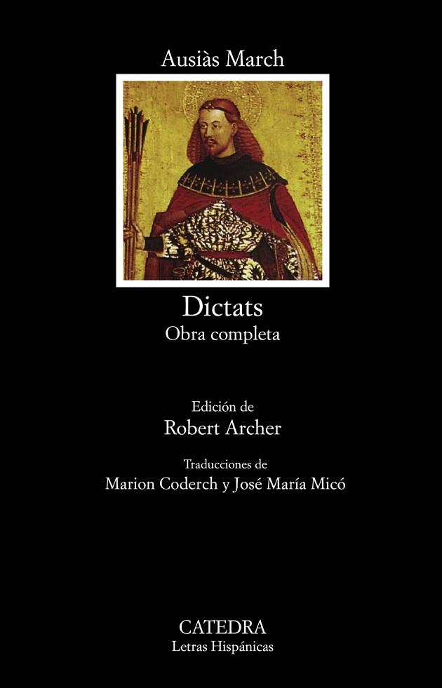 DICTATS OBRA COMPLETA | 9788437637167 | MARCH, AUSIÀS | Llibreria L'Odissea - Libreria Online de Vilafranca del Penedès - Comprar libros