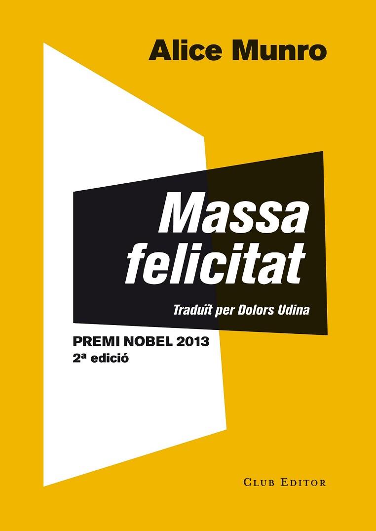 MASSA FELICITAT | 9788473291507 | MUNRO, ALICE | Llibreria L'Odissea - Libreria Online de Vilafranca del Penedès - Comprar libros