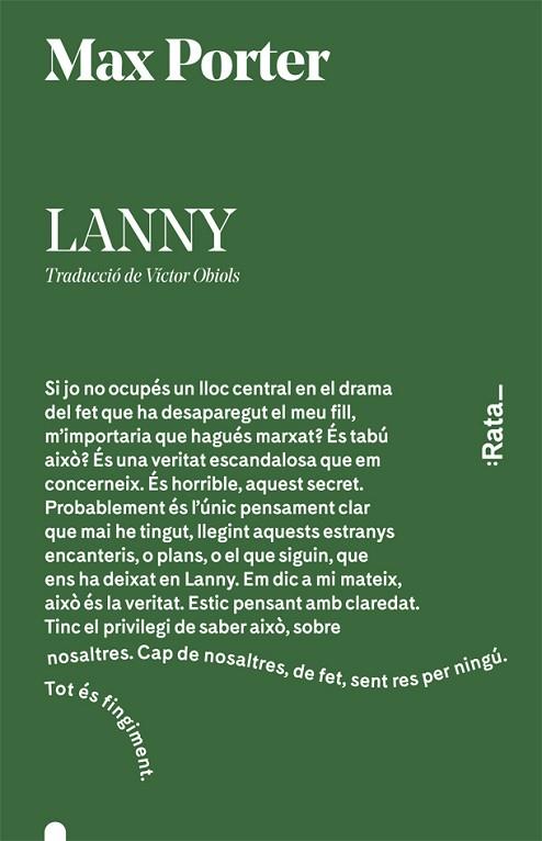 LANNY | 9788416738526 | PORTER, MAX | Llibreria L'Odissea - Libreria Online de Vilafranca del Penedès - Comprar libros