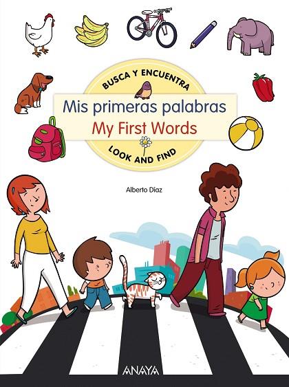 MIS PRIMERAS PALABRAS / MY FIRST WORDS | 9788469836248 | DÍAZ, ALBERTO | Llibreria Online de Vilafranca del Penedès | Comprar llibres en català