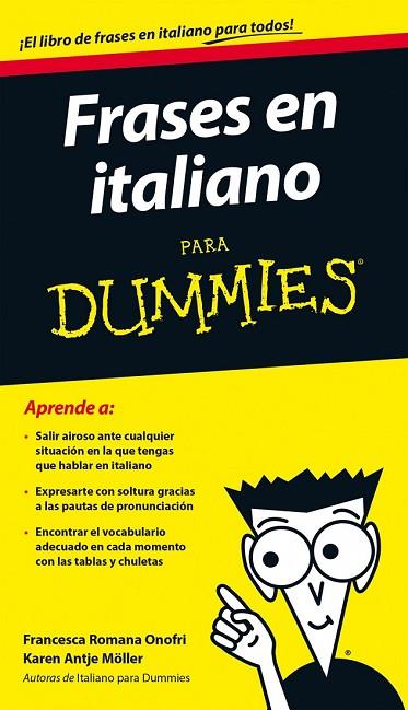 FRASES EN ITALIANO PARA DUMMIES | 9788432902017 | ROMANA, FRANCESCA | Llibreria Online de Vilafranca del Penedès | Comprar llibres en català