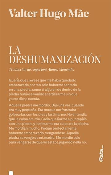 LA DESHUMANIZACIÓN | 9788416738489 | HUGO MÃE, VALTER | Llibreria L'Odissea - Libreria Online de Vilafranca del Penedès - Comprar libros