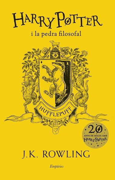 HARRY POTTER I LA PEDRA FILOSOFAL (HUFFLEPUFF) | 9788417016685 | ROWLING, J.K. | Llibreria L'Odissea - Libreria Online de Vilafranca del Penedès - Comprar libros