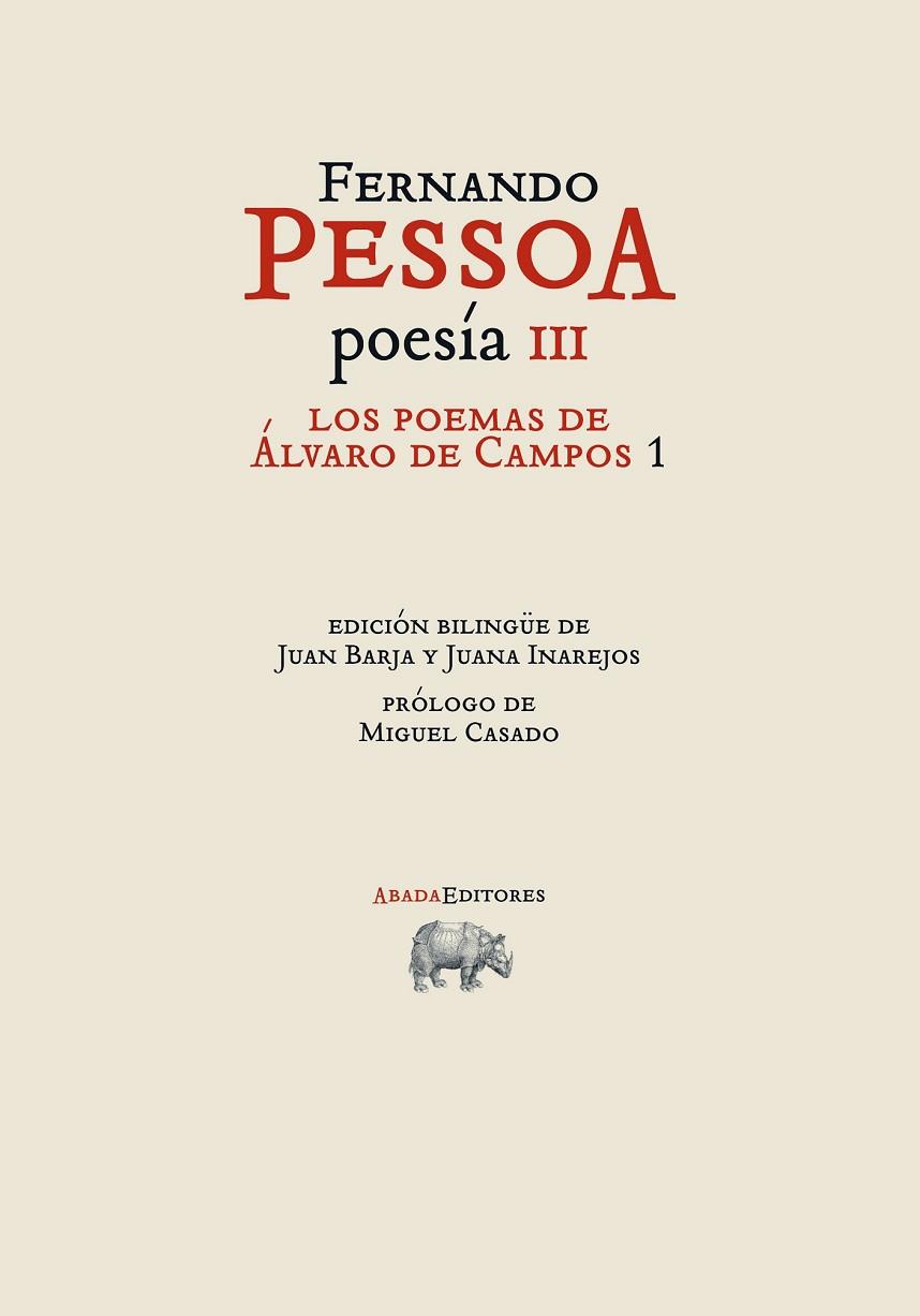 LOS POEMAS DE ÁLVARO DE CAMPOS 1 | 9788415289449 | PESSOA, FERNANDO | Llibreria Online de Vilafranca del Penedès | Comprar llibres en català