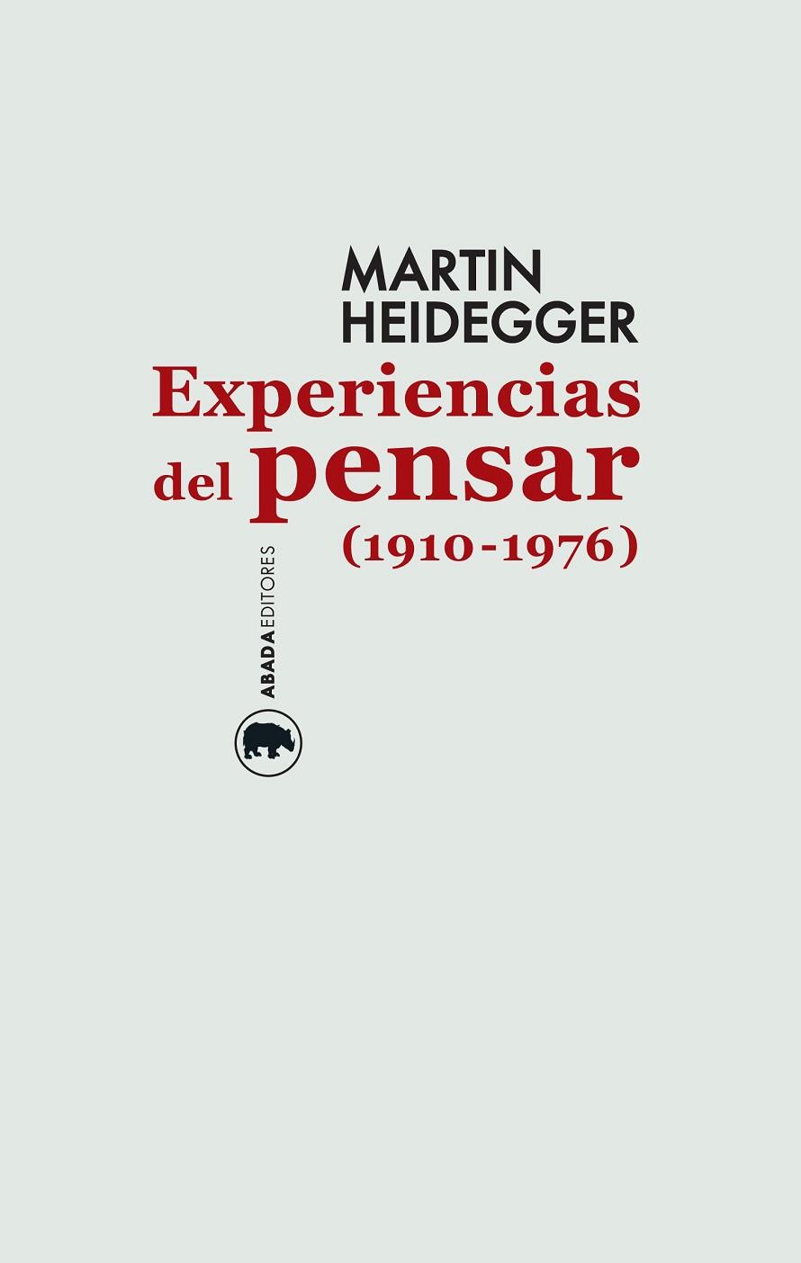 EXPERIENCIAS DEL PENSAR ( 1910-1976 ) | 9788416160129 | HEIDEGGER, MARTIN | Llibreria L'Odissea - Libreria Online de Vilafranca del Penedès - Comprar libros