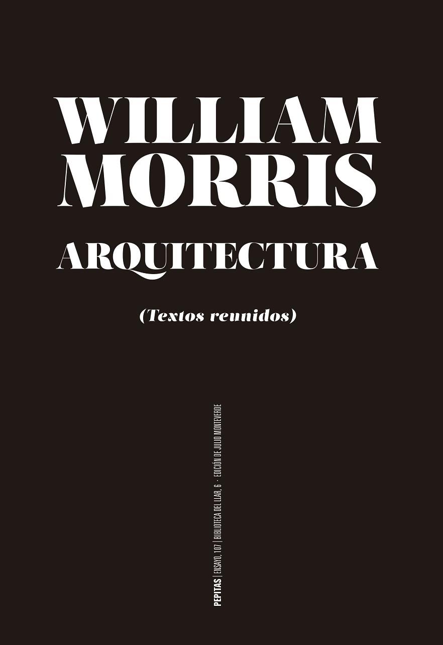 ARQUITECTURA | 9788418998287 | MORRIS, WILLIAM | Llibreria L'Odissea - Libreria Online de Vilafranca del Penedès - Comprar libros