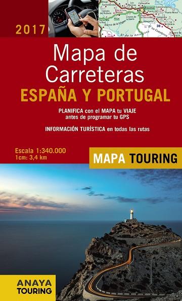 MAPA DE CARRETERAS DE ESPAÑA Y PORTUGAL 1:340.000  | 9788499359670 | ANAYA TOURING | Llibreria L'Odissea - Libreria Online de Vilafranca del Penedès - Comprar libros