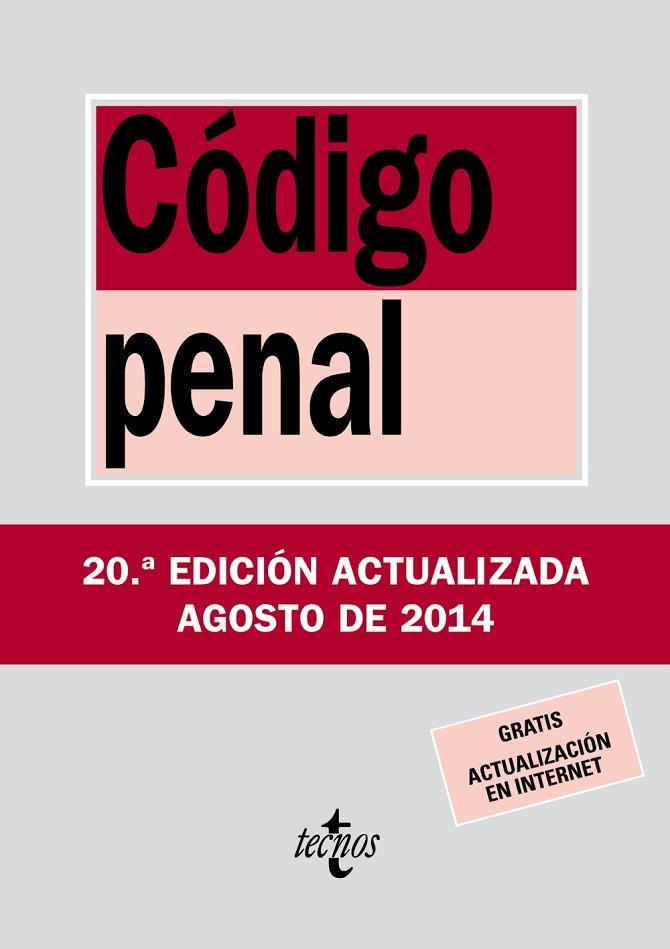 CÓDIGO PENAL | 9788430962358 | EDITORIAL TECNOS | Llibreria Online de Vilafranca del Penedès | Comprar llibres en català