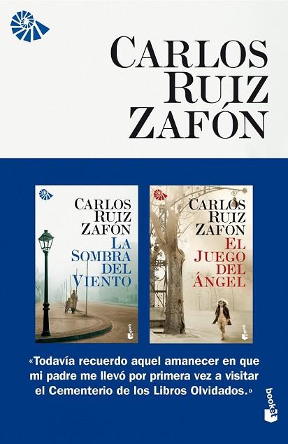 PACK ZAFON BOOKET (LA SOMBRA DEL VIENTO + EL JUEGO | 9788408006312 | RUIZ ZAFON, CARLOS | Llibreria L'Odissea - Libreria Online de Vilafranca del Penedès - Comprar libros