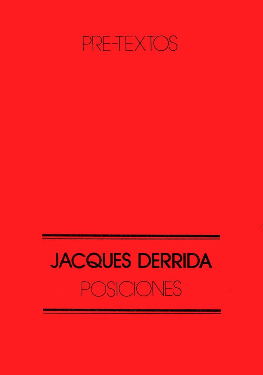 POSICIONES | 9788485081011 | J.DERRIDA | Llibreria L'Odissea - Libreria Online de Vilafranca del Penedès - Comprar libros