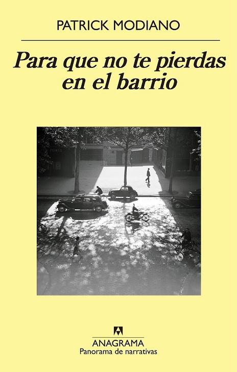 PARA QUE NO TE PIERDAS EN EL BARRIO | 9788433979308 | MODIANO, PATRICK | Llibreria Online de Vilafranca del Penedès | Comprar llibres en català