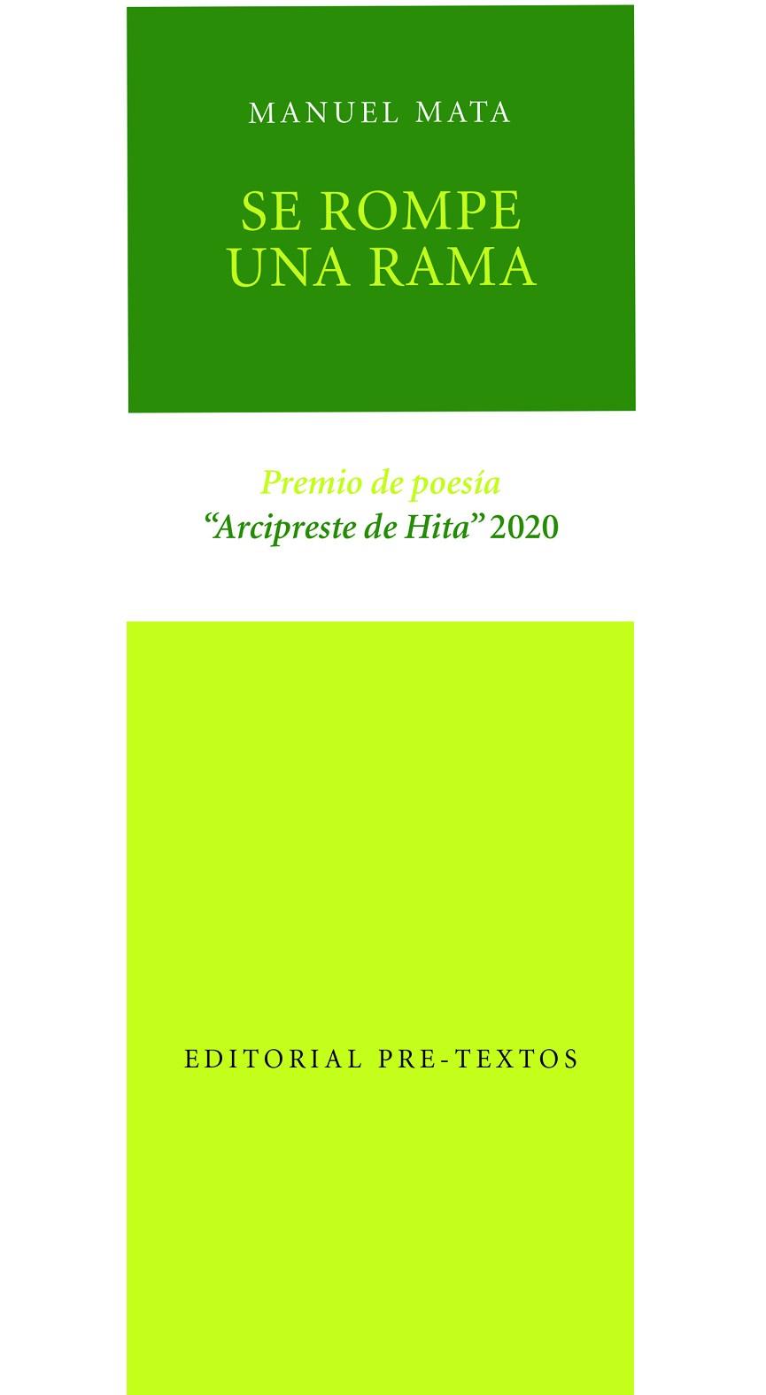 SE ROMPE UNA RAMA | 9788418178856 | MATA, MANUEL | Llibreria Online de Vilafranca del Penedès | Comprar llibres en català