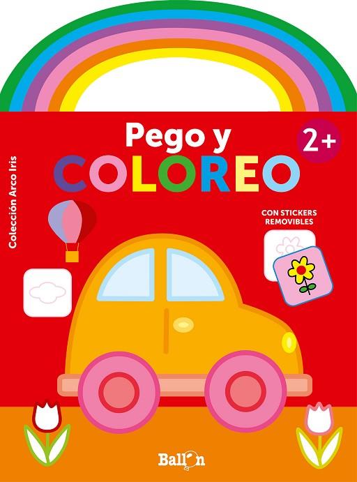 ARCO IRIS - PEGO Y COLOREO +2 COCHE | 9789403214481 | BALLON | Llibreria Online de Vilafranca del Penedès | Comprar llibres en català