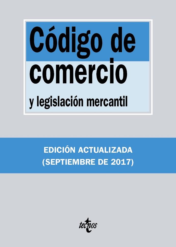 CÓDIGO DE COMERCIO | 9788430971800 | EDITORIAL TECNOS | Llibreria Online de Vilafranca del Penedès | Comprar llibres en català