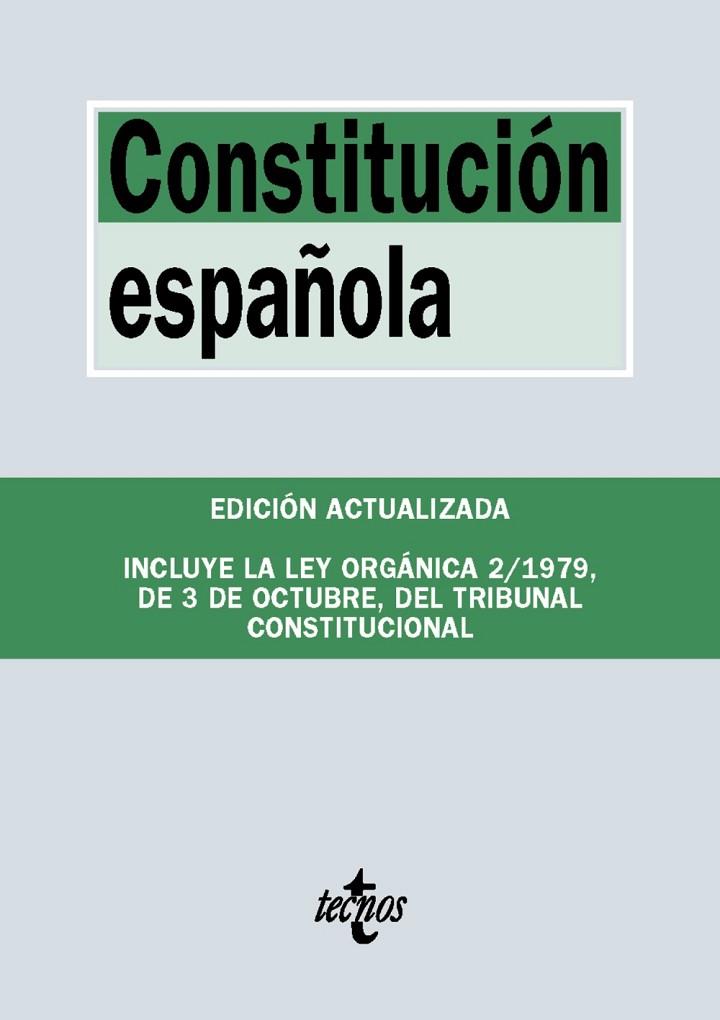 CONSTITUCIÓN ESPAÑOLA | 9788430977178 | EDITORIAL TECNOS | Llibreria L'Odissea - Libreria Online de Vilafranca del Penedès - Comprar libros
