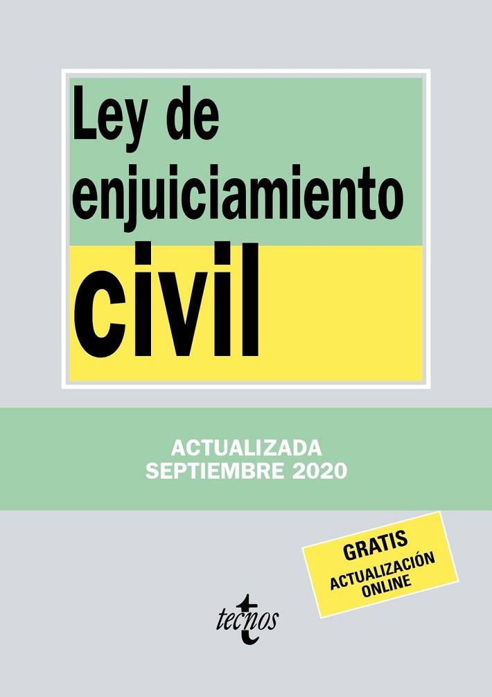 LEY DE ENJUICIAMIENTO CIVIL | 9788430980147 | EDITORIAL TECNOS | Llibreria Online de Vilafranca del Penedès | Comprar llibres en català