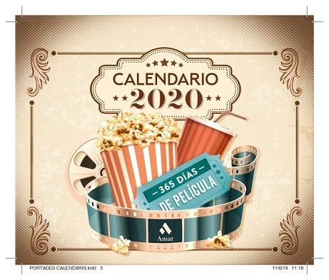 CALENDARIO DE CINE 2020 | 9788497354721 | AMAT EDITORIAL | Llibreria Online de Vilafranca del Penedès | Comprar llibres en català