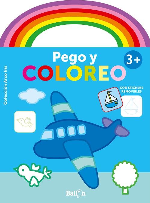 ARCO IRIS - PEGO Y COLOREO +3 AVIÓN | 9789403214467 | BALLON | Llibreria Online de Vilafranca del Penedès | Comprar llibres en català