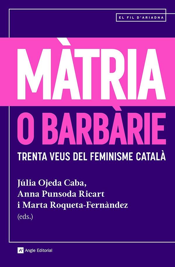 MÀTRIA O BARBÀRIE | 9788410112094 | VV. AA | Llibreria Online de Vilafranca del Penedès | Comprar llibres en català