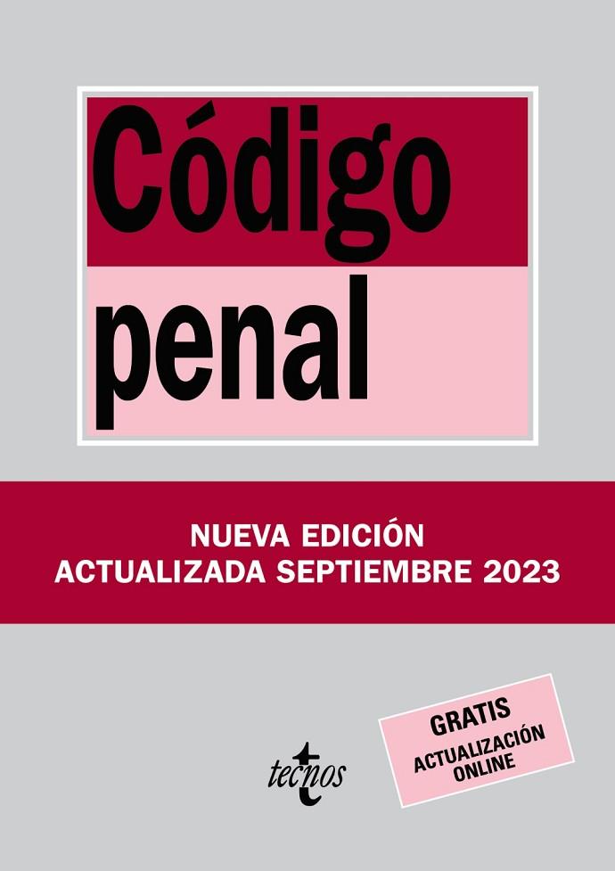 CODIGO PENAL | 9788430988419 | EDITORIAL TECNOS | Llibreria Online de Vilafranca del Penedès | Comprar llibres en català
