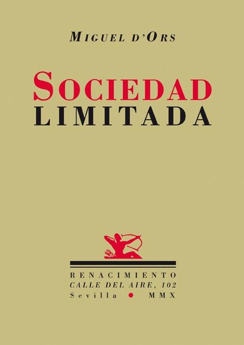 SOCIEDAD LIMITADA | 9788484725169 | D'ORS, MIGUEL | Llibreria Online de Vilafranca del Penedès | Comprar llibres en català