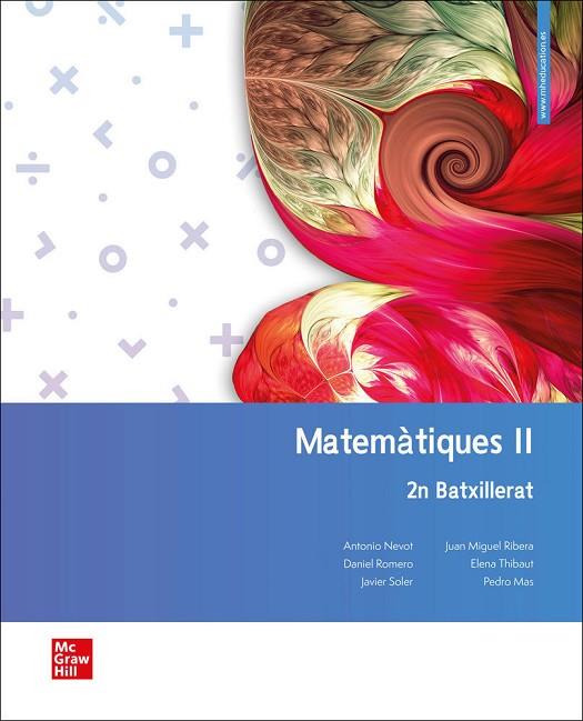 LA MATEMATIQUES II BACH | 9788448619589 | NEVOT, A; SOLER | Llibreria Online de Vilafranca del Penedès | Comprar llibres en català