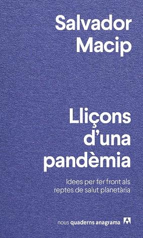 LLIÇONS D'UNA PANDÈMIA | 9788433916501 | MACIP, SALVADOR | Llibreria Online de Vilafranca del Penedès | Comprar llibres en català