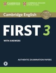 CAMBRIDGE ENGLISH FIRST 3 STUDENT'S BOOK WITH ANSWERS WITH AUDIO | 9781108380782 | AA VV | Llibreria Online de Vilafranca del Penedès | Comprar llibres en català
