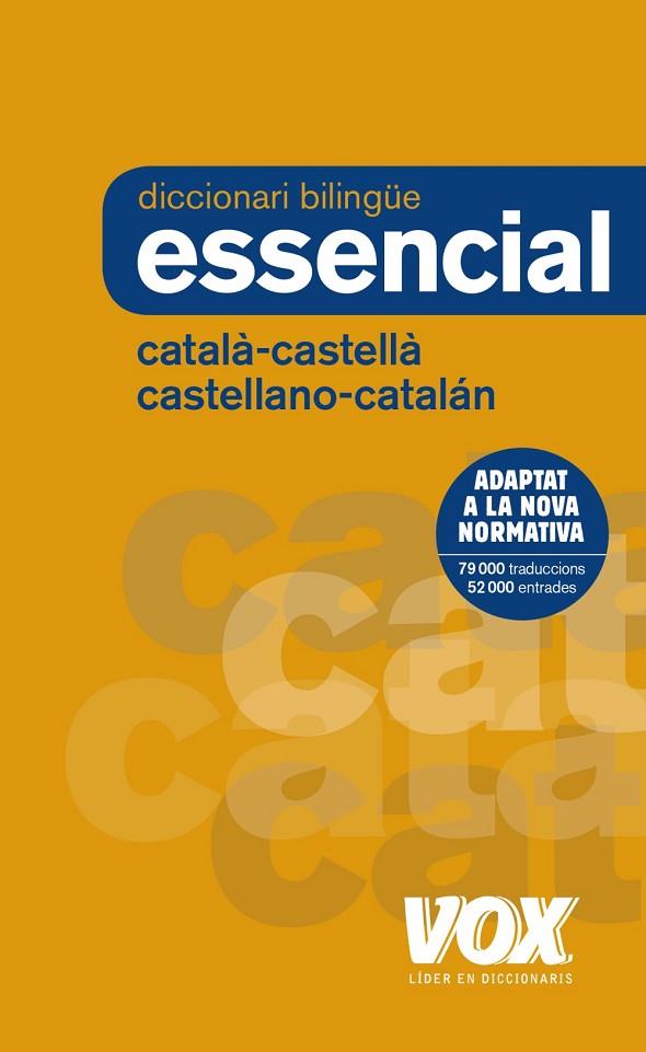 DICCIONARI ESSENCIAL CASTELLANO-CATALÁN / CATALÀ-CASTELLÀ | 9788499742717 | AA VV | Llibreria Online de Vilafranca del Penedès | Comprar llibres en català