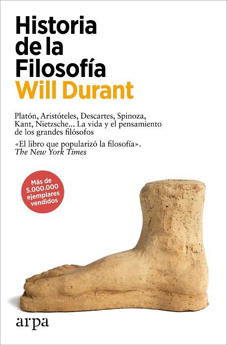 HISTORIA DE LA FILOSOFÍA | 9788419558282 | DURANT, WILL | Llibreria L'Odissea - Libreria Online de Vilafranca del Penedès - Comprar libros