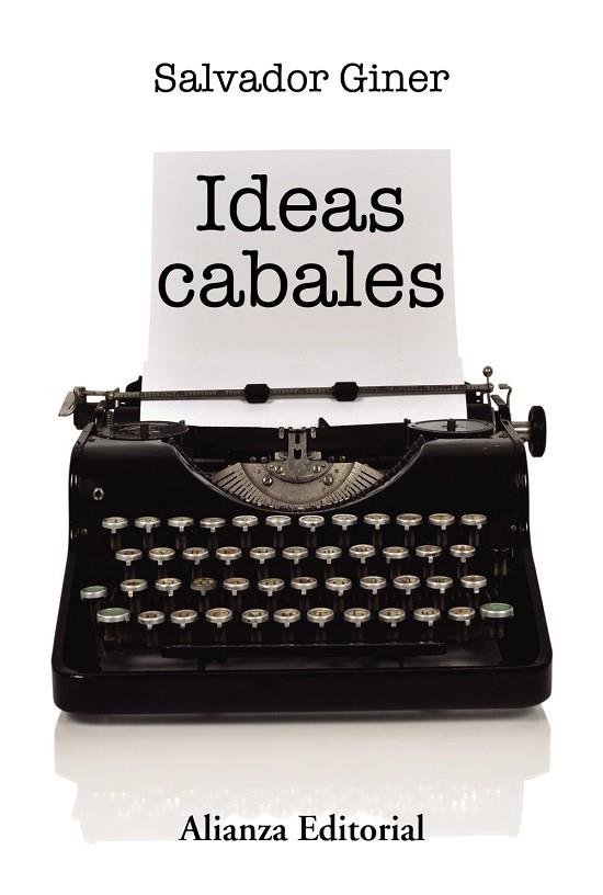 IDEAS CABALES | 9788491810711 | GINER, SALVADOR | Llibreria Online de Vilafranca del Penedès | Comprar llibres en català