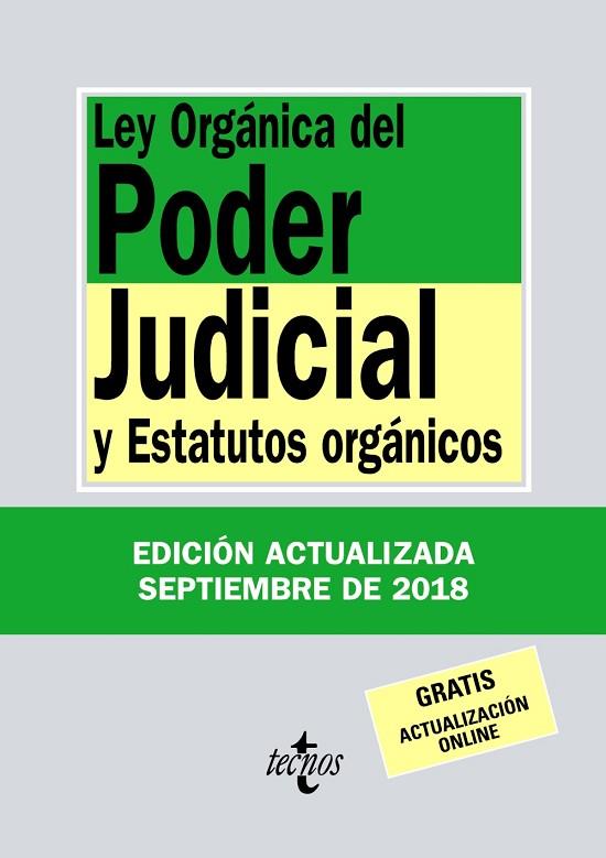 LEY ORGÁNICA DEL PODER JUDICIAL Y ESTATUTOS ORGÁNICOS | 9788430975105 | AA VV | Llibreria Online de Vilafranca del Penedès | Comprar llibres en català