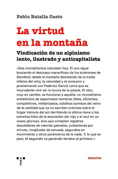 LA VIRTUD EN LA MONTAÑA | 9788417987398 | BATALLA CUETO, PABLO | Llibreria Online de Vilafranca del Penedès | Comprar llibres en català