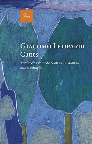 CANTS | 9788475889191 | LEOPARDI, GIACOMO | Llibreria Online de Vilafranca del Penedès | Comprar llibres en català