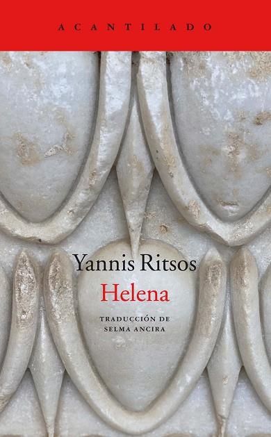HELENA | 9788418370762 | RITSOS, YANNIS | Llibreria Online de Vilafranca del Penedès | Comprar llibres en català