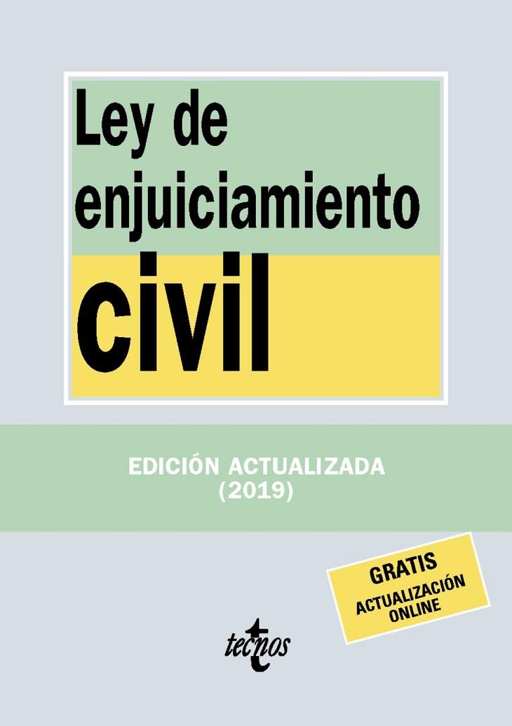 LEY DE ENJUICIAMIENTO CIVIL | 9788430977185 | EDITORIAL TECNOS | Llibreria L'Odissea - Libreria Online de Vilafranca del Penedès - Comprar libros