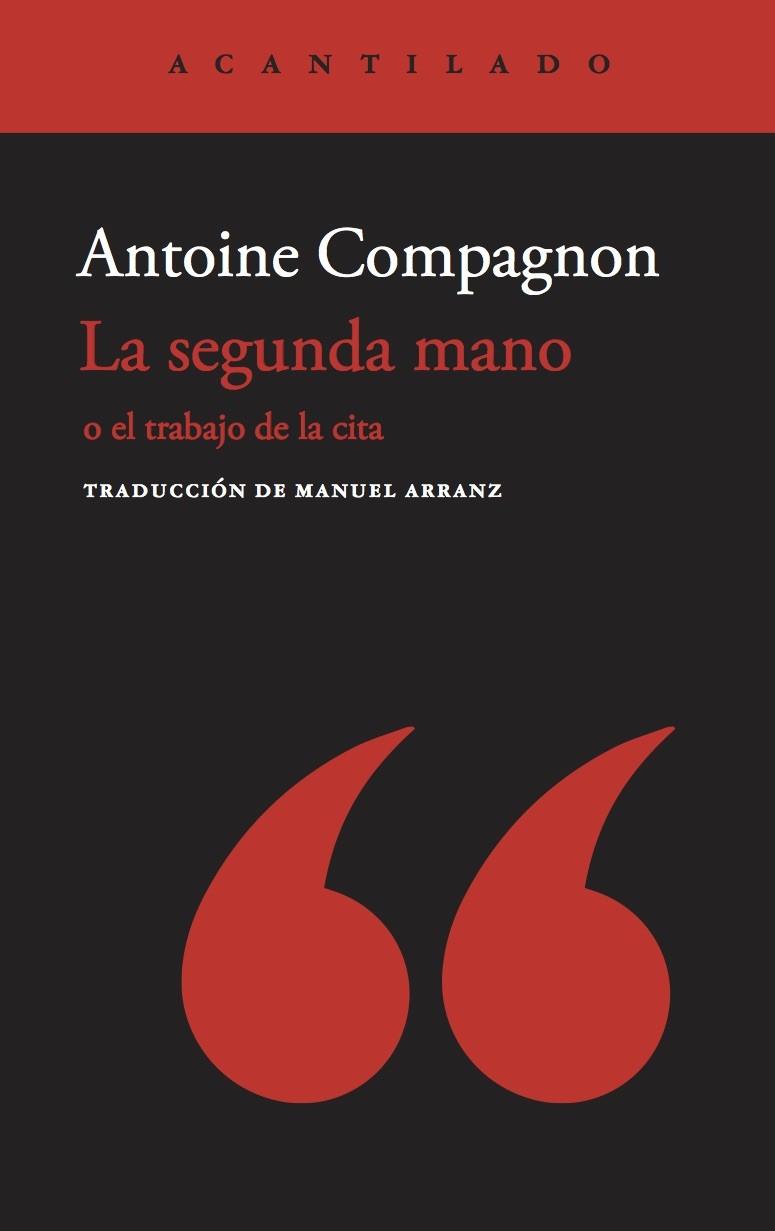 LA SEGUNDA MANO | 9788417902414 | COMPAGNON, ANTOINE | Llibreria Online de Vilafranca del Penedès | Comprar llibres en català