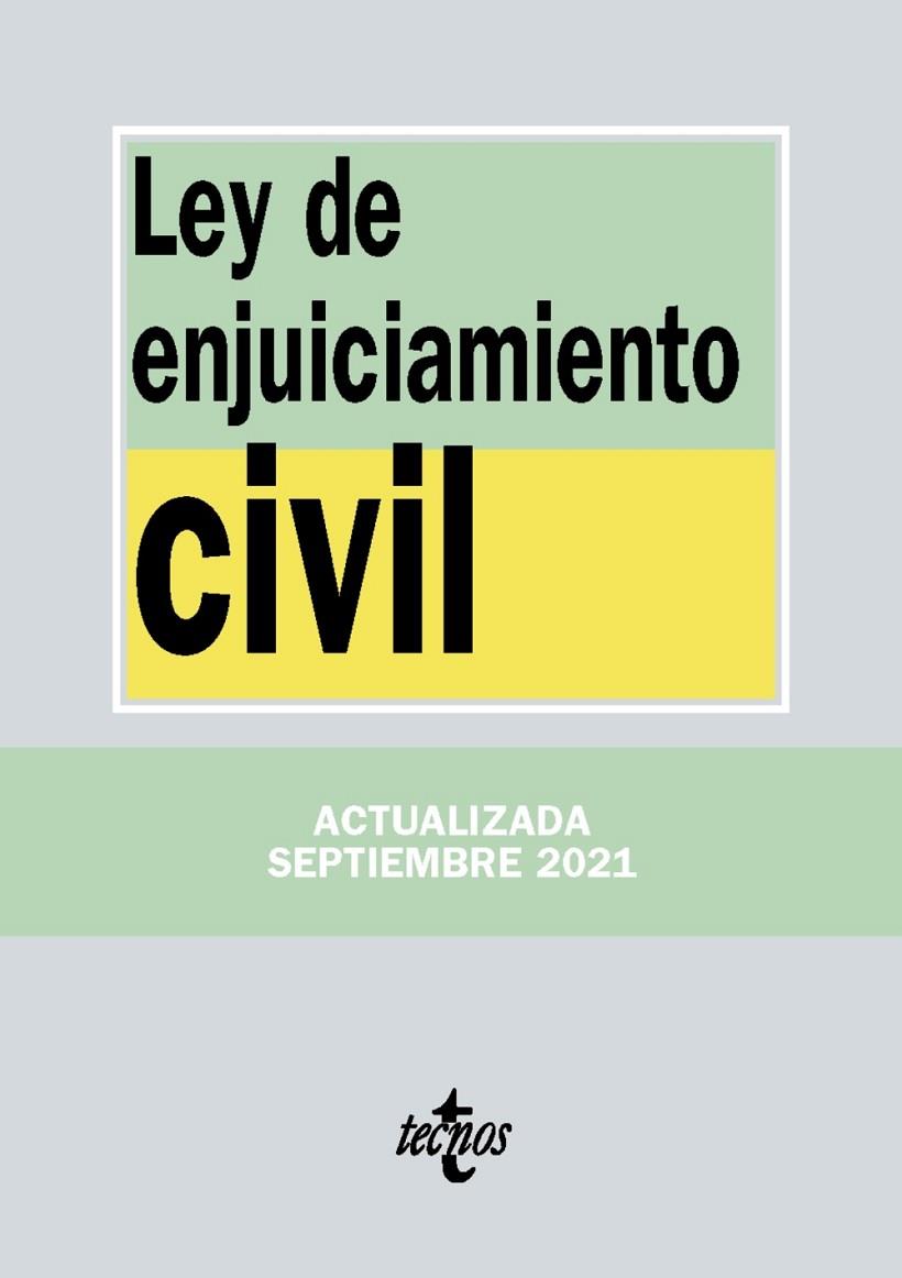 LEY DE ENJUICIAMIENTO CIVIL | 9788430982813 | EDITORIAL TECNOS | Llibreria Online de Vilafranca del Penedès | Comprar llibres en català