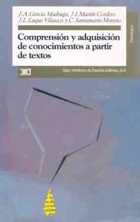 COMPRENSION Y ADQUISICION DE CONOCIMIENTOS A PARTI | 9788432308932 | GARCIA... | Llibreria Online de Vilafranca del Penedès | Comprar llibres en català