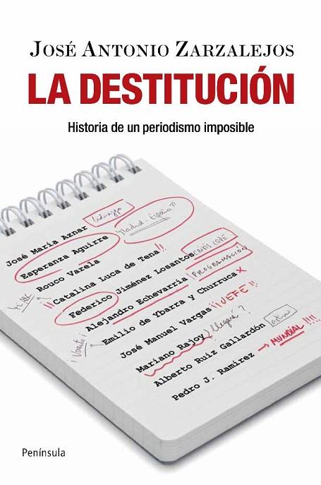 LA DESTITUCION HISTORIA DE UN PERIODISMO IMPOSIBLE | 9788499420103 | ZARZALEJOS, JOSE ANTONIO | Llibreria Online de Vilafranca del Penedès | Comprar llibres en català