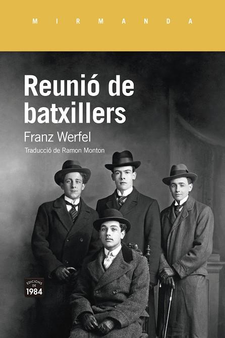 REUNIÓ DE BATXILLERS | 9788418858178 | WERFEL, FRANZ | Llibreria Online de Vilafranca del Penedès | Comprar llibres en català