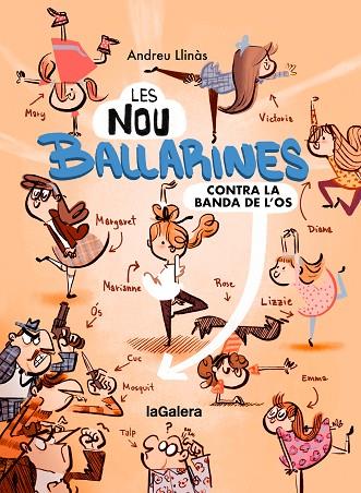LES NOU BALLARINES 1 CONTRA LA BANDA DE L'OS | 9788424674465 | LLINÀS DURAN, ANDREU | Llibreria Online de Vilafranca del Penedès | Comprar llibres en català