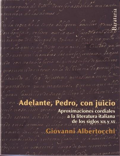 ADELANTE PEDRO CON JUICIO | 9788492979295 | ALBERTOCCHI, GIOVANNI | Llibreria Online de Vilafranca del Penedès | Comprar llibres en català