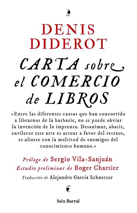CARTA SOBRE EL COMERCIO DE LIBROS | 9788432214820 | DIDEROT, DENIS | Llibreria Online de Vilafranca del Penedès | Comprar llibres en català