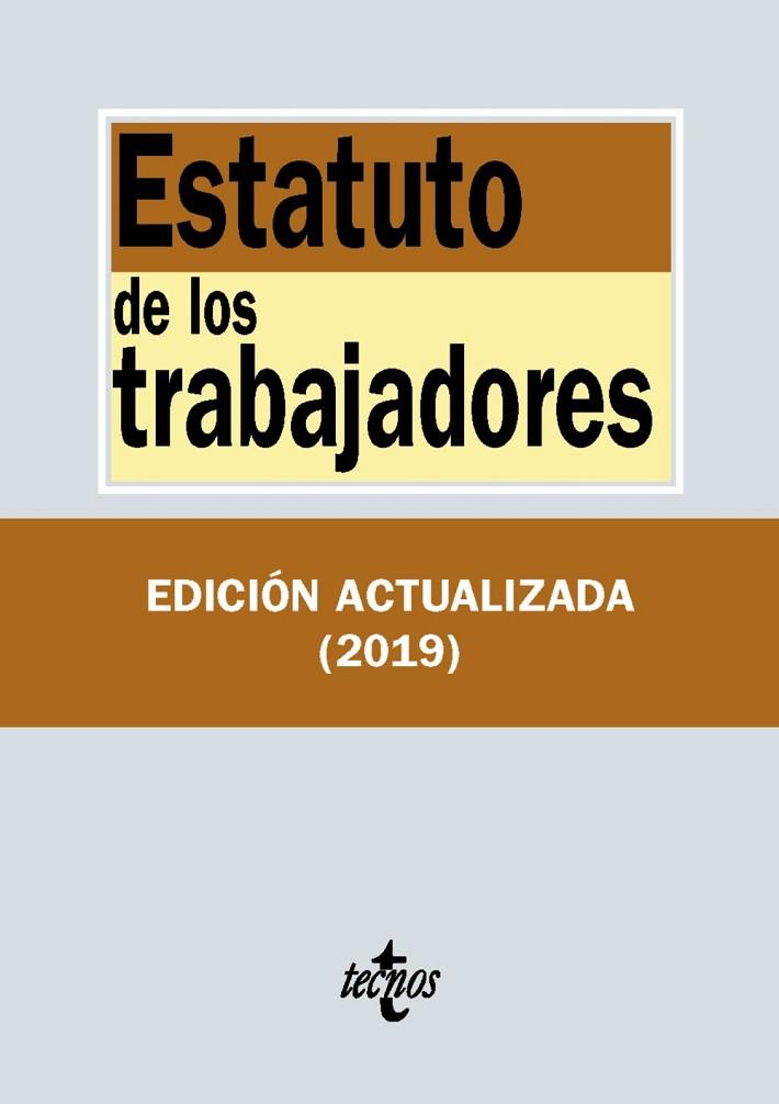 ESTATUTO DE LOS TRABAJADORES | 9788430977147 | EDITORIAL TECNOS | Llibreria L'Odissea - Libreria Online de Vilafranca del Penedès - Comprar libros
