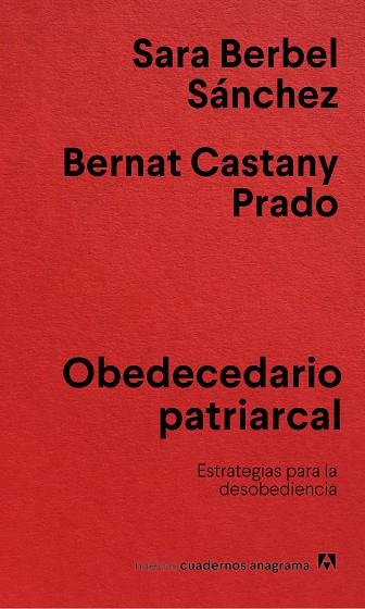 OBEDECEDARIO PATRIARCAL | 9788433922854 | BERBEL SÁNCHEZ, SARA/CASTANY PRADO, BERNAT | Llibreria Online de Vilafranca del Penedès | Comprar llibres en català